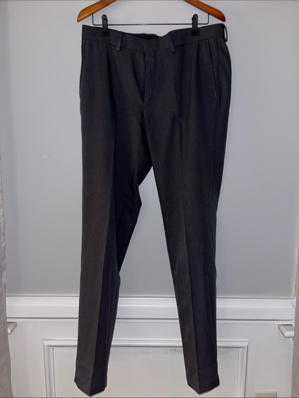 Haggar Men's Dress Pants - Steel Blue